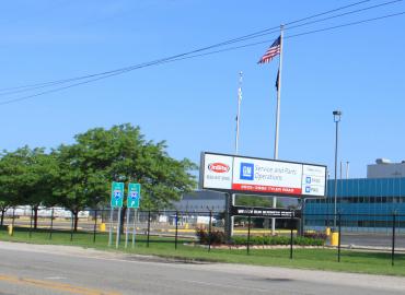 Photo of an American GM plant